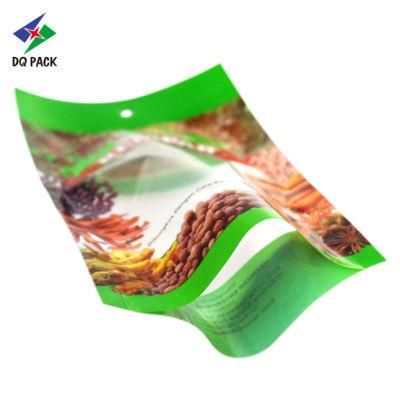 Dq Pack Wholesale China Packaging Moisture Proof Cosmetic Underwear Pouch Pet Food Sample Bag with Transparent Window