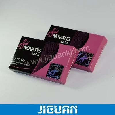 Free Design Custom Pharmaceutical Holographic Packaging Box