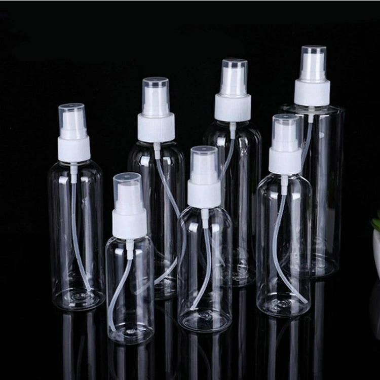 China Wholesale Plastic Cosmetic Spray Bottle with Pump Cap in Good Price