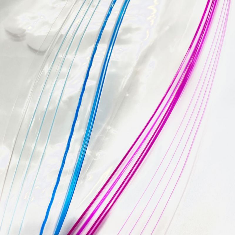 Custom Seal Plastic Packaging Double Zipper Freezer Zip Lock Bag