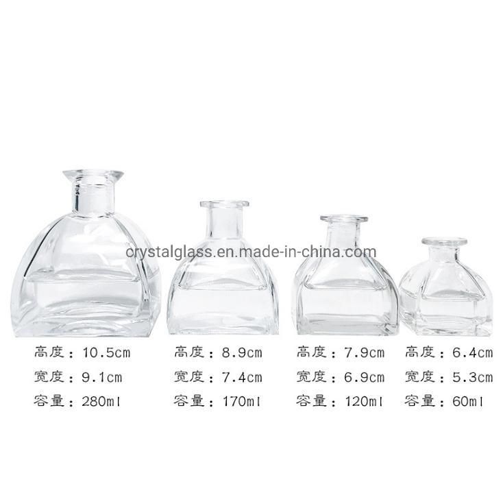 100ml Round Shape Diffuser Aroma Glass Bottle for Home Decoration
