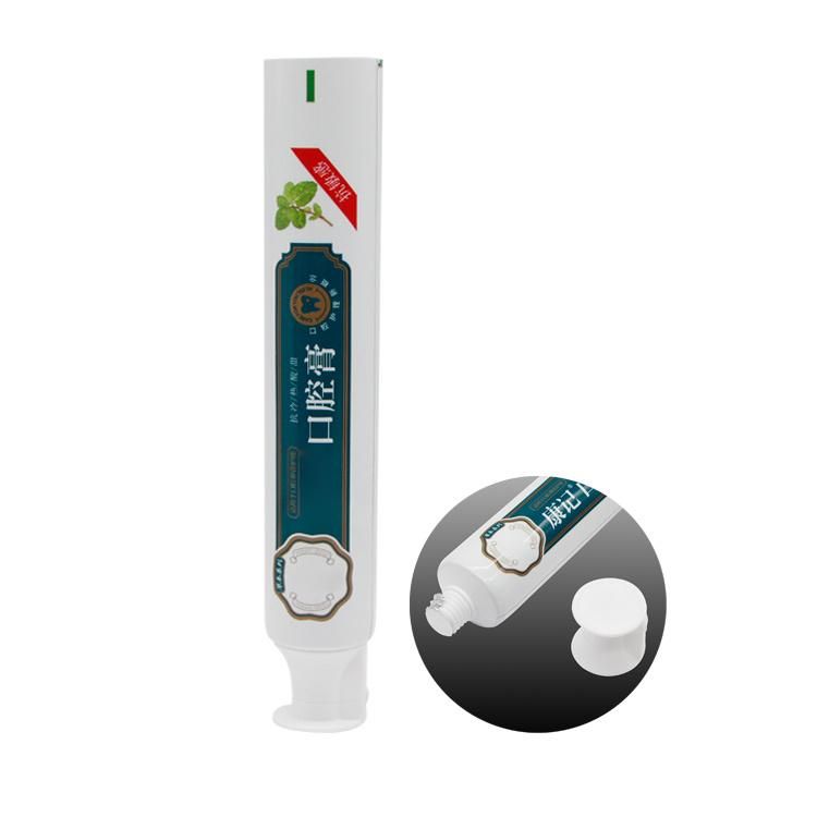 Custom Packaging Personalized Aluminum Plastic Squeeze Toothpaste Tube