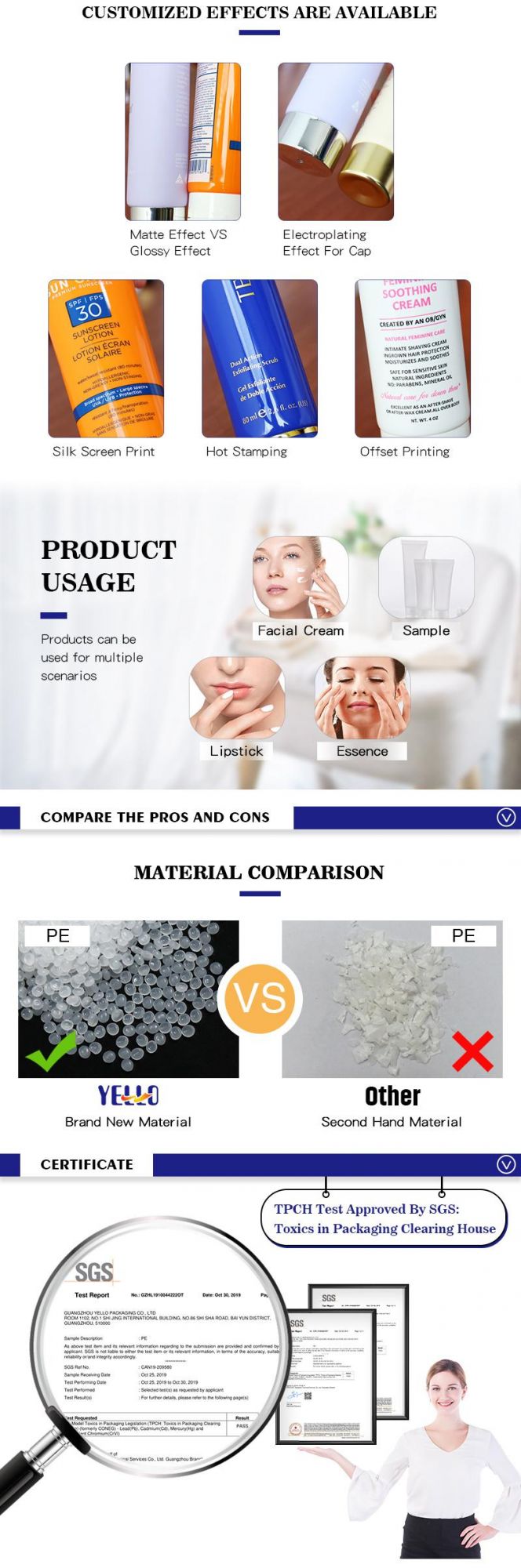 Portable Mini 10g Empty Plastic Lipstick Lip Gloss Eye Cream Tube