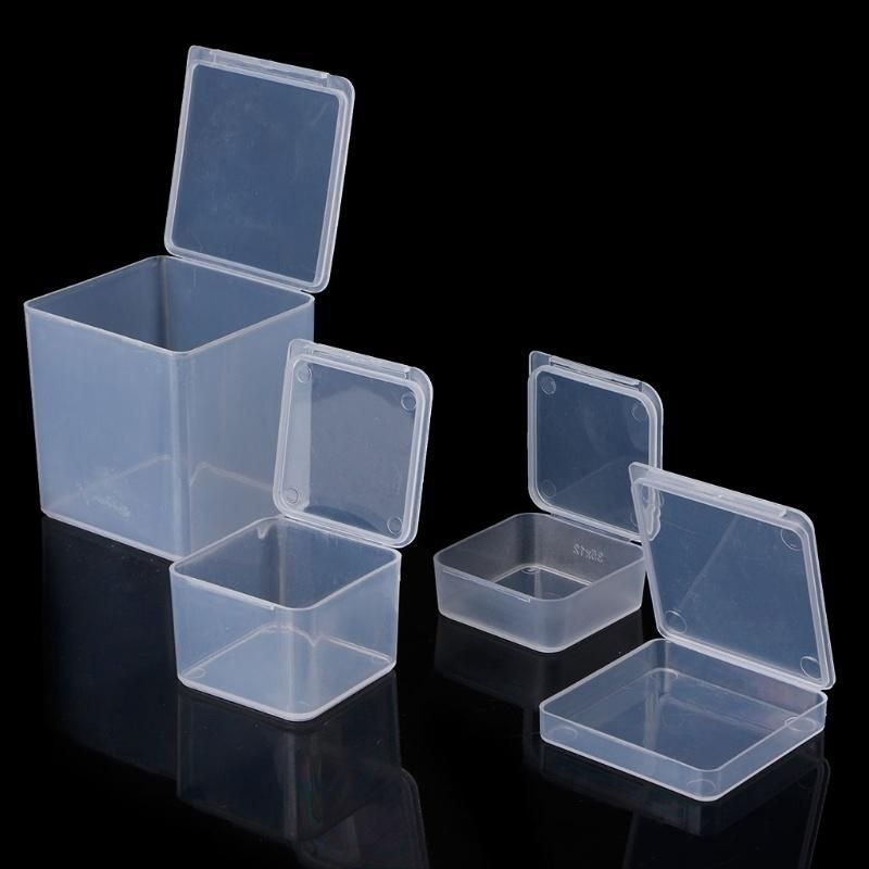 High Transparency Custom Small Clear Plastic Box Protectors for Storage Packaging with Lid on Sale