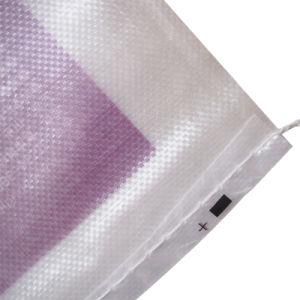 Printing Logo Transparent PP Woven Plastic Bag for Flour Packing