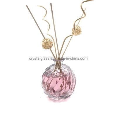 Refillable 270ml 9oz Flint Spherical-Shape Glass Diffuser Bottles with Stopper