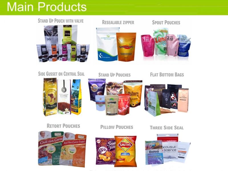 Laundry Detergent Food Packaging Stand up Spout Pouch