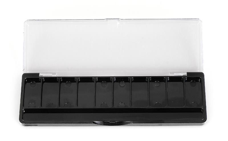 Wholesale 10 Hole Delicate Simple Multi - Color Eye Shadow Palette Case for Makeup Packaging