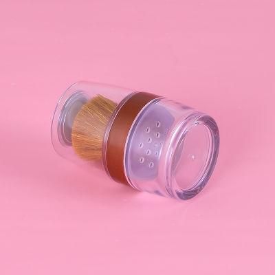 Hot High Quality 20g Face Finishing Loose Powder Foundation Case with brush