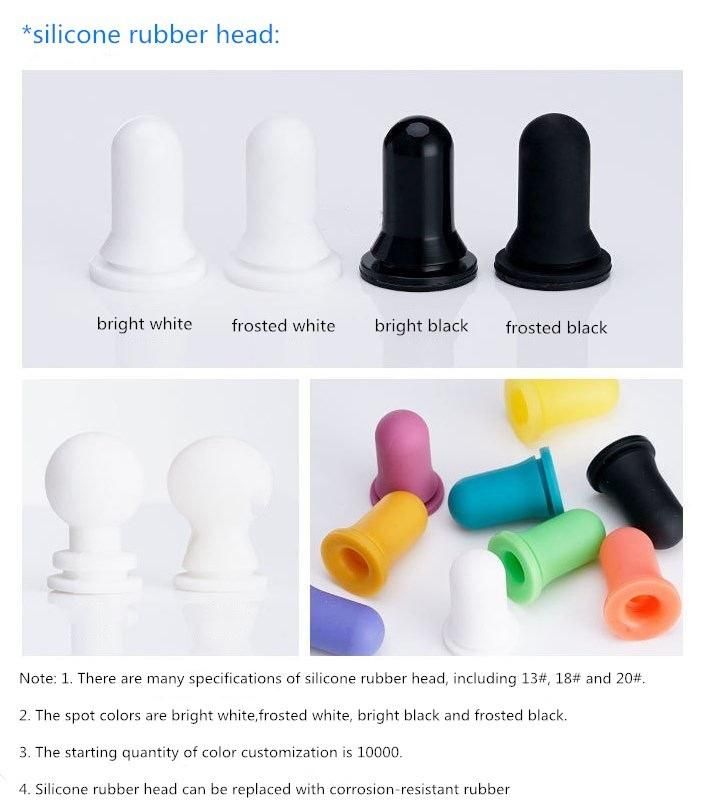 15ml-100ml Transparent Round Glass Essential Oil Bottle with Flat Shoulder Lotion Bottle