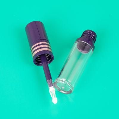 Cosmetic Packaging Gradient Color and Flower Printing Pattern Lip Gloss Tube for Makeup