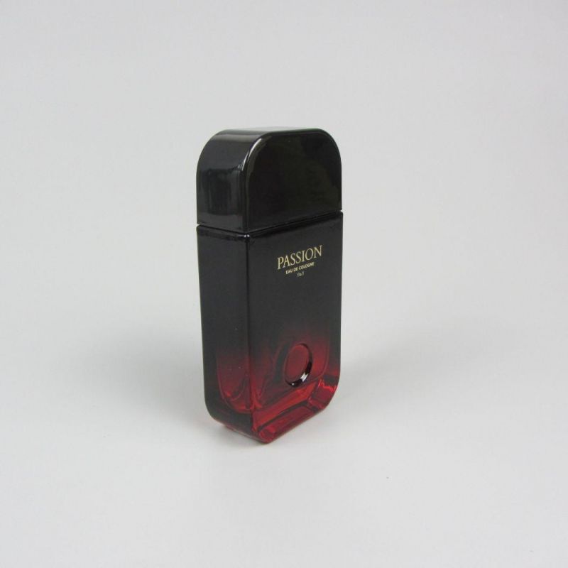 100ml Black Rectangle Square Glass Perfume Bottle