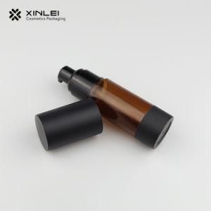 XL3046 Plastic Frosted Round Containers with Bottle Caps
