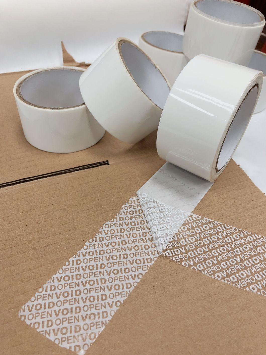 Anti Counterfeiting Tamper Evident Custom Security Tape Void Tape