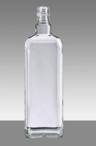 Clear Glass 700ml Glass Bottle with Cork