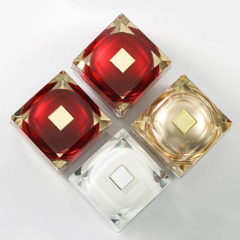 in Stock High End Cosmetic Packaging 10g Empty Luxury Cream Container Acrylic Cosmetic Jar