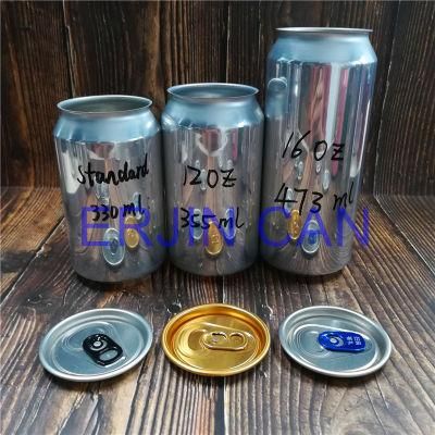 Aluminum Can Standard 12 Oz 355ml 355cc 16 Oz 473ml 473cc 500ml 500cc 16.9oz for Sale