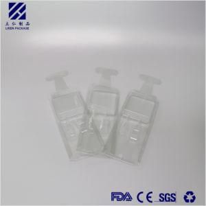 Folding Plastic Tray for Bottle with Flap for Packaging USB