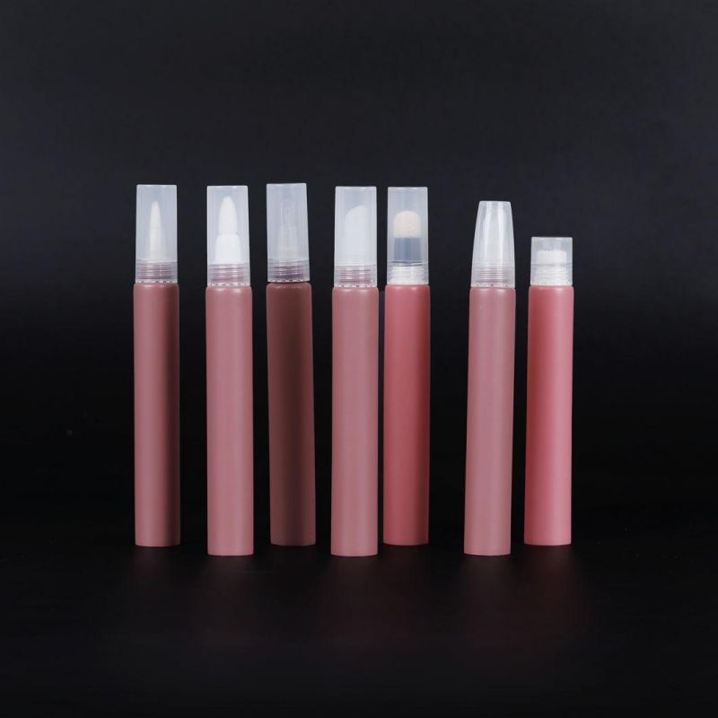 Round Tubes Custom Empty Plastic Cosmetic Packing Squeeze Tube