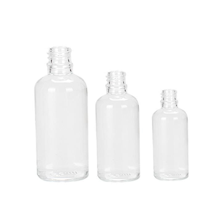 50ml 100ml Refillable Cosmetic Glass Bottle Essential Oil Lotion Pump Bottle Wholesale