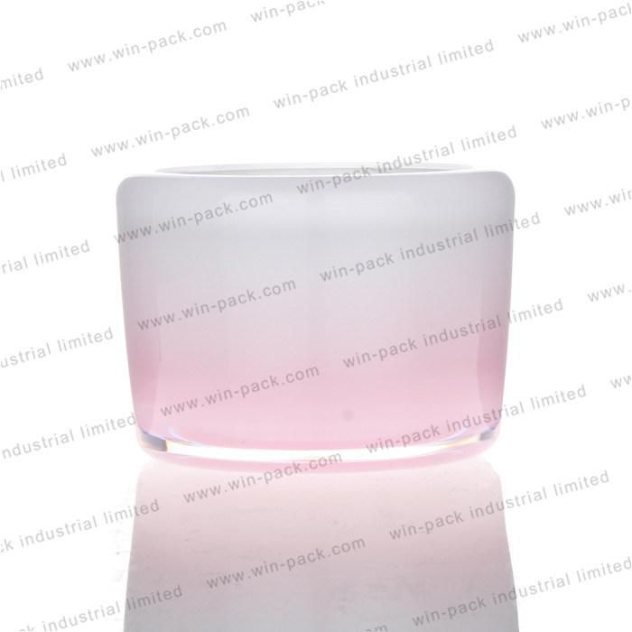Winpack Hot Sale Cosmetic Packaging Cream Acrylic Pink Jar 15g 30g 50g