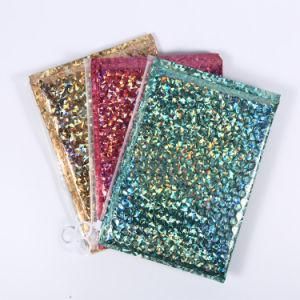 Wholesale Lightweight Logo Printing Glossy Aluminum Foil Custom Rose Gold Metallic Bubble Mailer