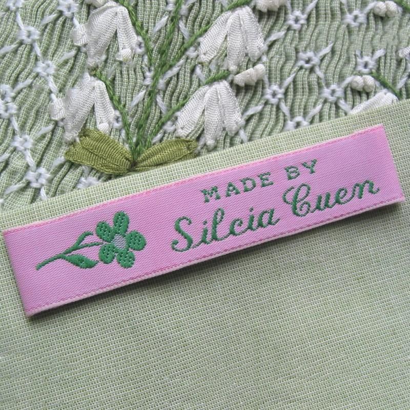Clothing Emblems Custom Woven Clothing Tag Label Polyester Custom Garment Clothes Labels Tags Fold Woven Size Garment Label Shirt Tags for Clothing
