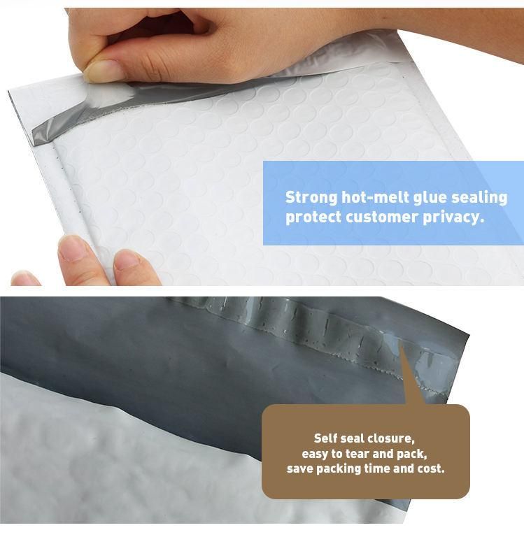 Custom Plastic Envelope Padded Postal Courier Bags Custom Logo Mailing Bags Bubble Mailer