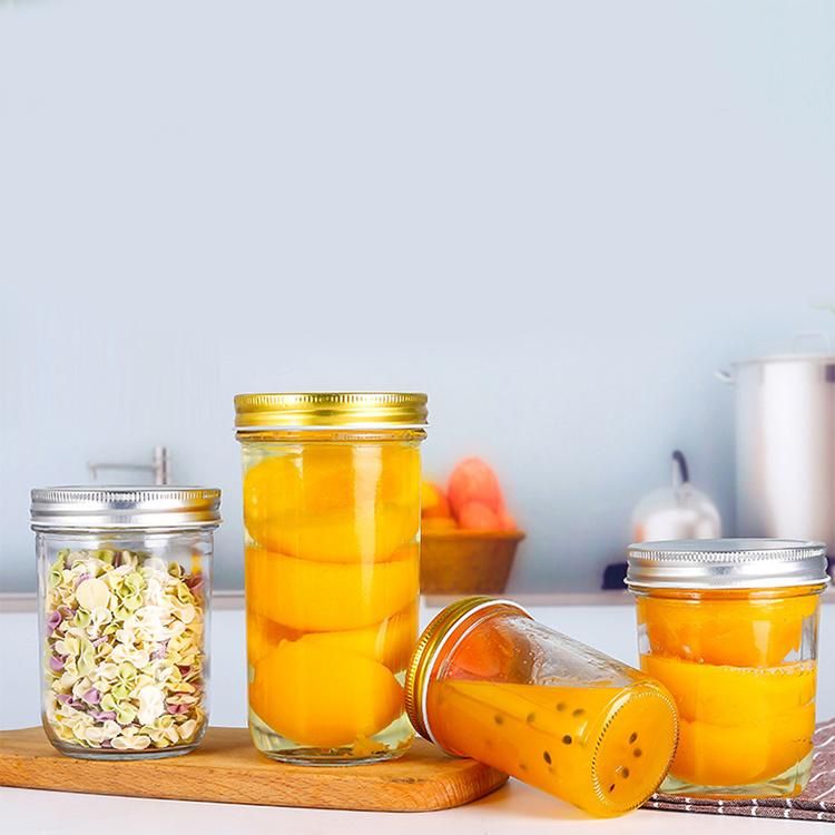 Custom Mini 4 Oz 8 Oz Canning Mason Caviar Jelly Jam Jar