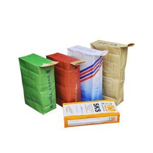 50kgs PP Woven Cement Bag with Valve, Block Bottom PP Valve Cement Bag