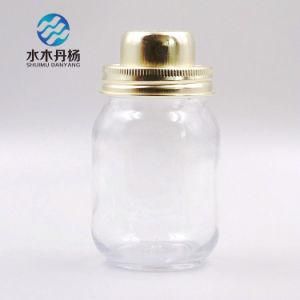 500ml Mason Glass Jar Food Storage Jar with Golden Metal Lid