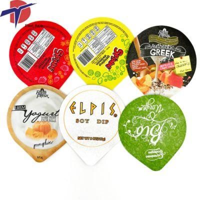 Die Cut Aluminum Foil Heat Seal Lids Coated PP Films