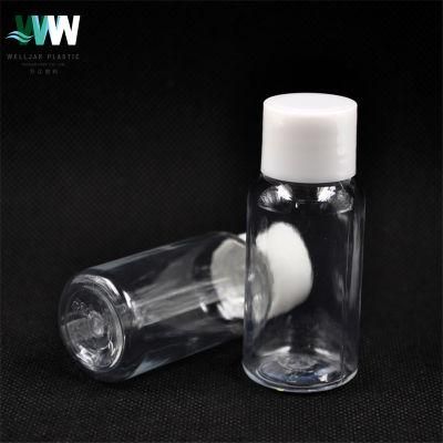 PP Smooth Threaded Ordinary Cover Plastic Screw Cap with Bottles