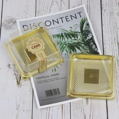 Clear Plastic Pastry Cake Packaging Dessert Box