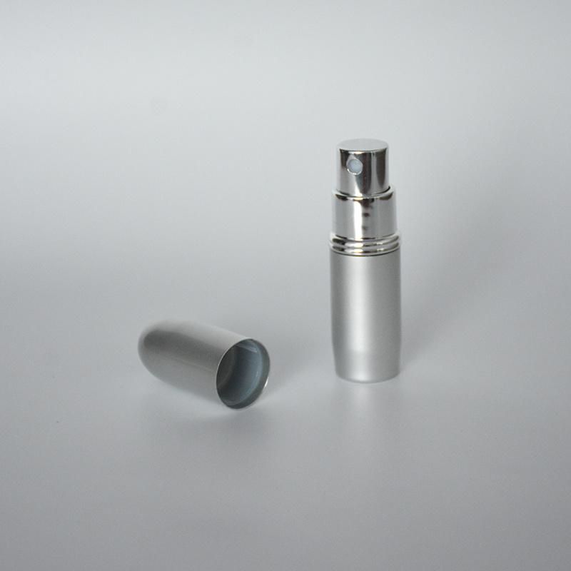 Aluminum Perfume Atomizer with Inner Glass Bottle Mini Pen Spray Bottle Portable Perfume Atomizer Square/Round Refillable Perfume Bottle
