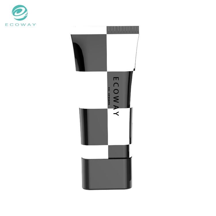 Dense Zebra Pattern Black and White Grid Offset Printing Cosmetic Packing Tube