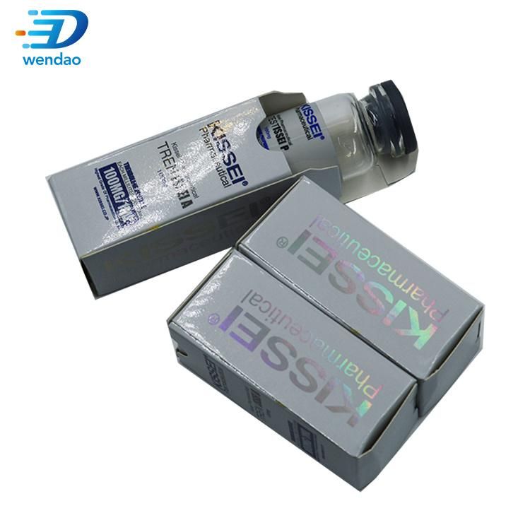 Printed Custom Logo Printed Custom Logo Hologram Steroids 10ml Vial Paper Box