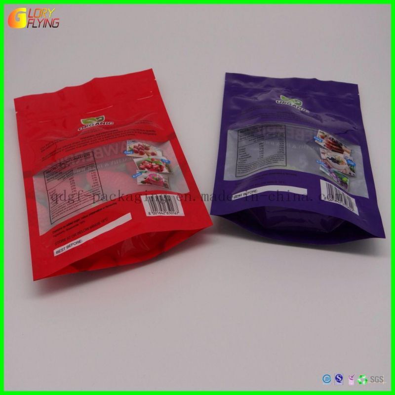 Frozen Fruit and Vegetable Product Plastic Bag/Fresh Fruit and Vegetable Food Packaging Stand up Blueberry Zipper Bags