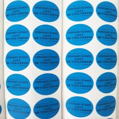 Custom Warning Label with Void Packaging Labels