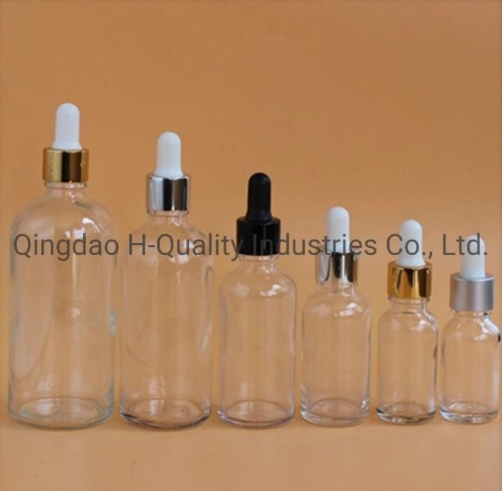 5ml/10ml/15ml/20ml/30ml/50ml/100ml Clear/Amber Essential Oil Glass Bottles