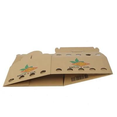 Fruit Box with Hollowed out Handles for Packing
