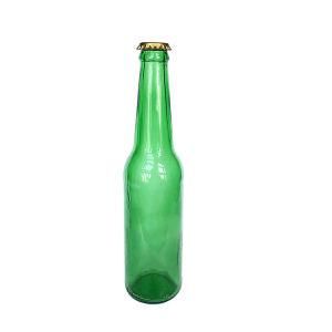 350ml Green Glass Bottle for Beer with Crown Cap