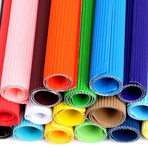 High Quality Color Corrugated Cardboard Roll and Sheet Pantong Color Printed