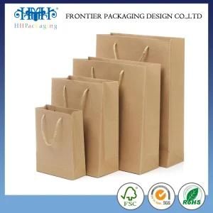 Custom Kraft Paper Shopping Valve Bag, Flat Bottom Murah Kraft Paper Cement Bag