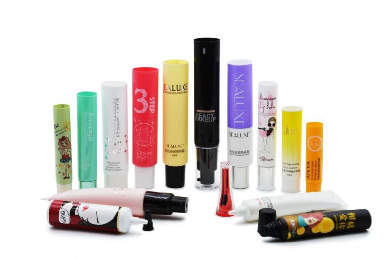 Colorful Cosmetic Plastic Hand Cream Soft Tubes, Cosmetic Packaging Tube