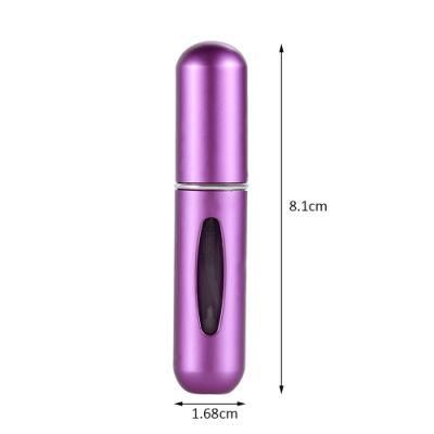 5ml Mini Aluminum Spray Perfume Bottle Cosmetic Packaging Aluminum Atomizer