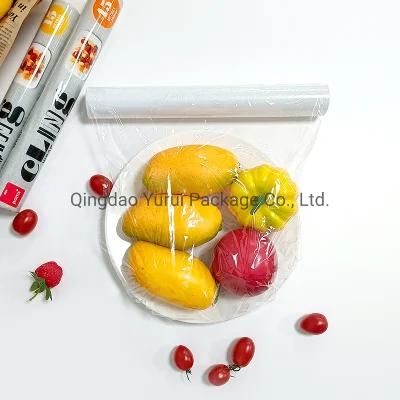 Wholesale BPA Free Good Stretch Household Plastic PVC PE Fresh Wrap Cling Film for Food Storage