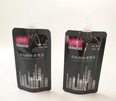 50ml Transparent Stand up Spout Bags Doypack Pouches Mylar Bags