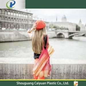PE/PP Net Washable Friendly Fruit/Vegetable Foldable Mesh Bag