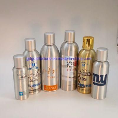 Custom Empty Alcohol Bottle Aluminum Material 1000ml Vodka Bottle